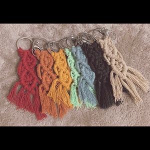 Macrame key chains